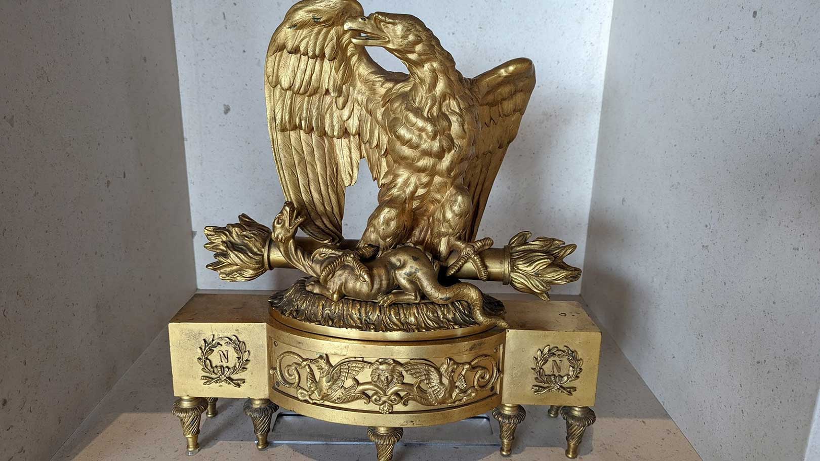 French Imperial Eagle Statue